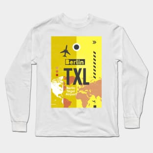 TXL BERLIN airport code Long Sleeve T-Shirt